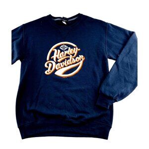 Harley-Davidson Black Crewneck Sweatshirt Men's size Small Pullover
